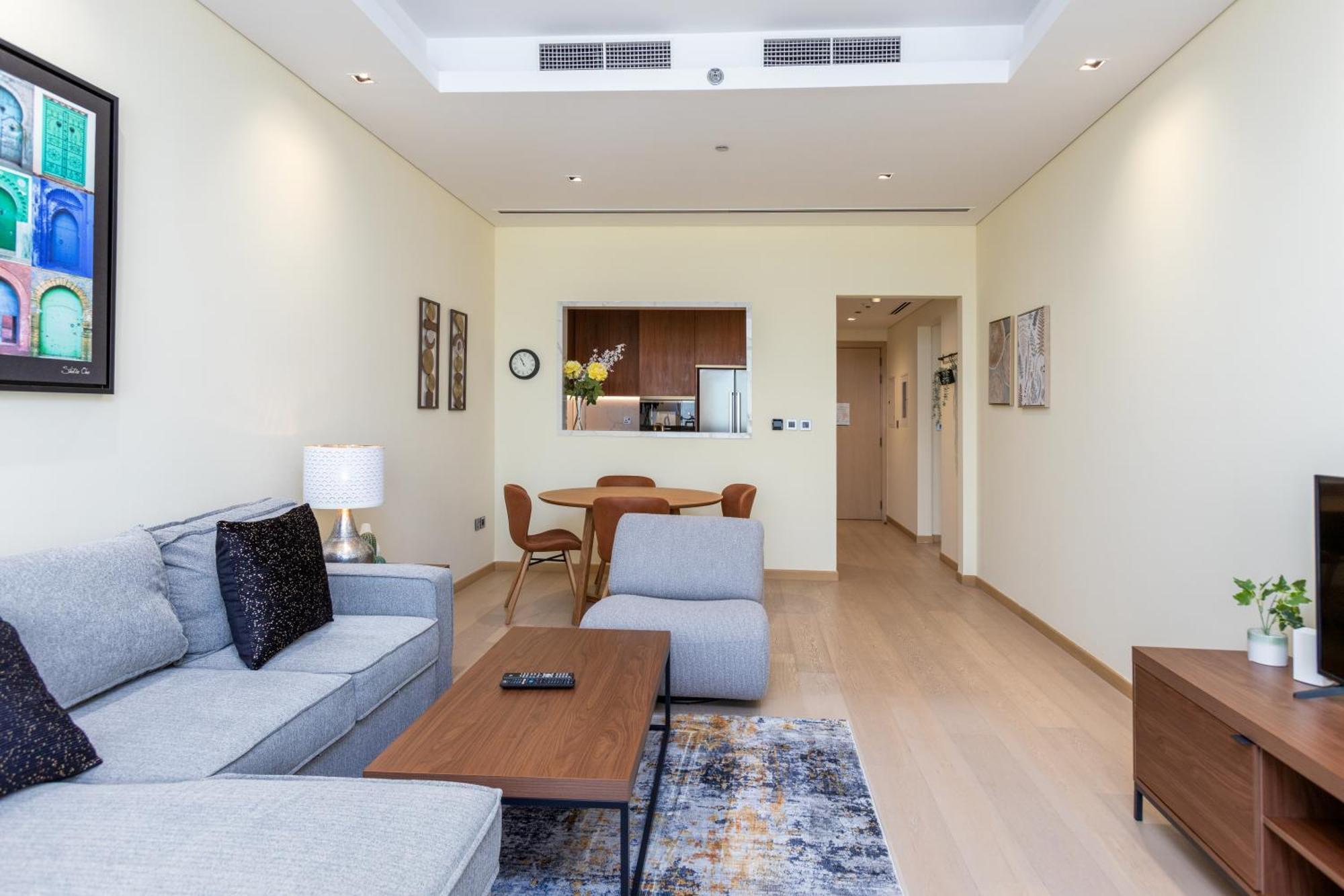 Modern 1Br Apartment, High Floor, Near Dubai Mall Экстерьер фото