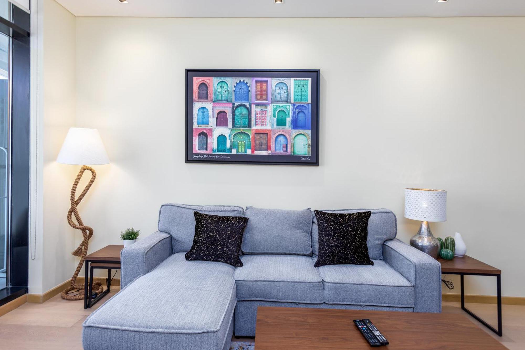 Modern 1Br Apartment, High Floor, Near Dubai Mall Экстерьер фото