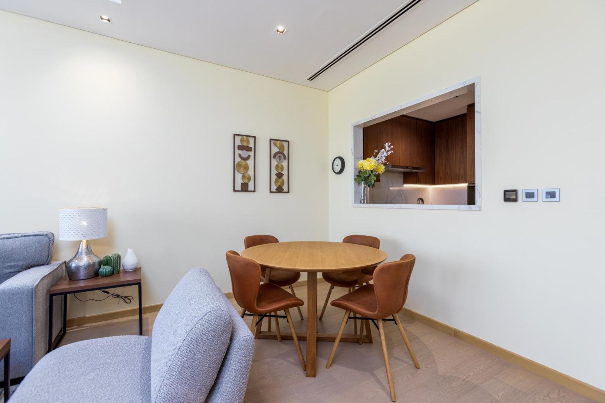 Modern 1Br Apartment, High Floor, Near Dubai Mall Экстерьер фото